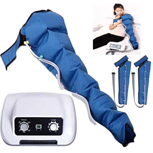 LBJDJYB Masajeador de Piernas de Compresión de Aire, Eléctrico Presoterapia Botas para Circulación Brazo Pierna Cintura Envolturas Alivio del Dolor Muscular