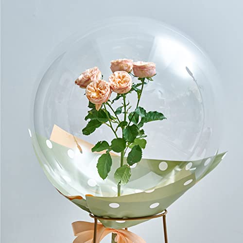 Ayfjovs Large Clear Balloons For Stuffing, 12Pcs 26 Inch Fillable Big Bubble Balloons, Pre-Stretched Transparent Bobo Balloons For Easter Decoration Baby Shower Wedding Birthday Party Decor #TOP6