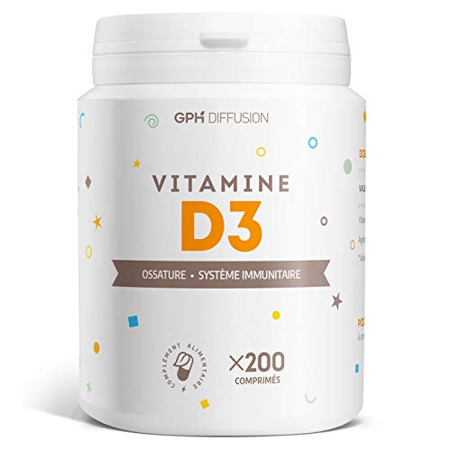 Vitaminen D3-200 tabletten – ossatuur – immuunsysteem – GPH diffusie