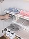 Punvot 4 Stück Schuhstapler Rutschfeste Schuhschlitze, Doppelschicht Schuhregal Organizer Schuhe Aufbewahrung Schrank Schuhorganizer Platzsparend Lagerung Schuh Rack für Zuhause, Wohnzimmer