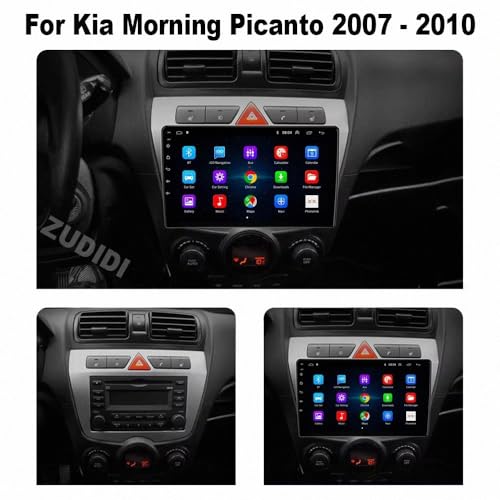 Autoradio táctil 4G+64G para Kia Morning con navegador GPS integrado y función Mirror Link 2