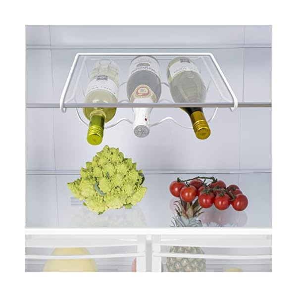 Sorbus Fridge Wine Rack- Refrigerator Bottle Rack Holds 3 Bottles of Your Favourite Wine or Drink Universal Bottle Holder Will Fit Most Fridges - Image 3