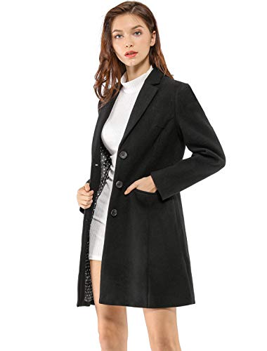 Allegra K Fall Coats for Women's 2025 Pea Coats Long Winter Trench Coat3