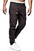 Indicode Homme Leonard Pantalon Cargo en mélange de Coton avec 5 Poches Raven XX-Large