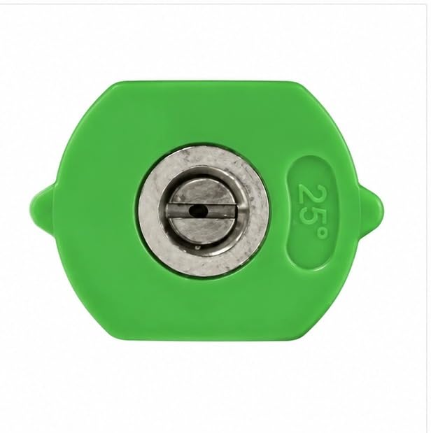 25 Degree High Pressure Washer Spray Nozzle Tip (Green) | Stainless Steel Pressure Washer Makhi | 25° Quick Connect Spray Nozzle for Cars, Bikes, Driveways, Patios, Walls, Fences & Outdoor Cleaning-image-19