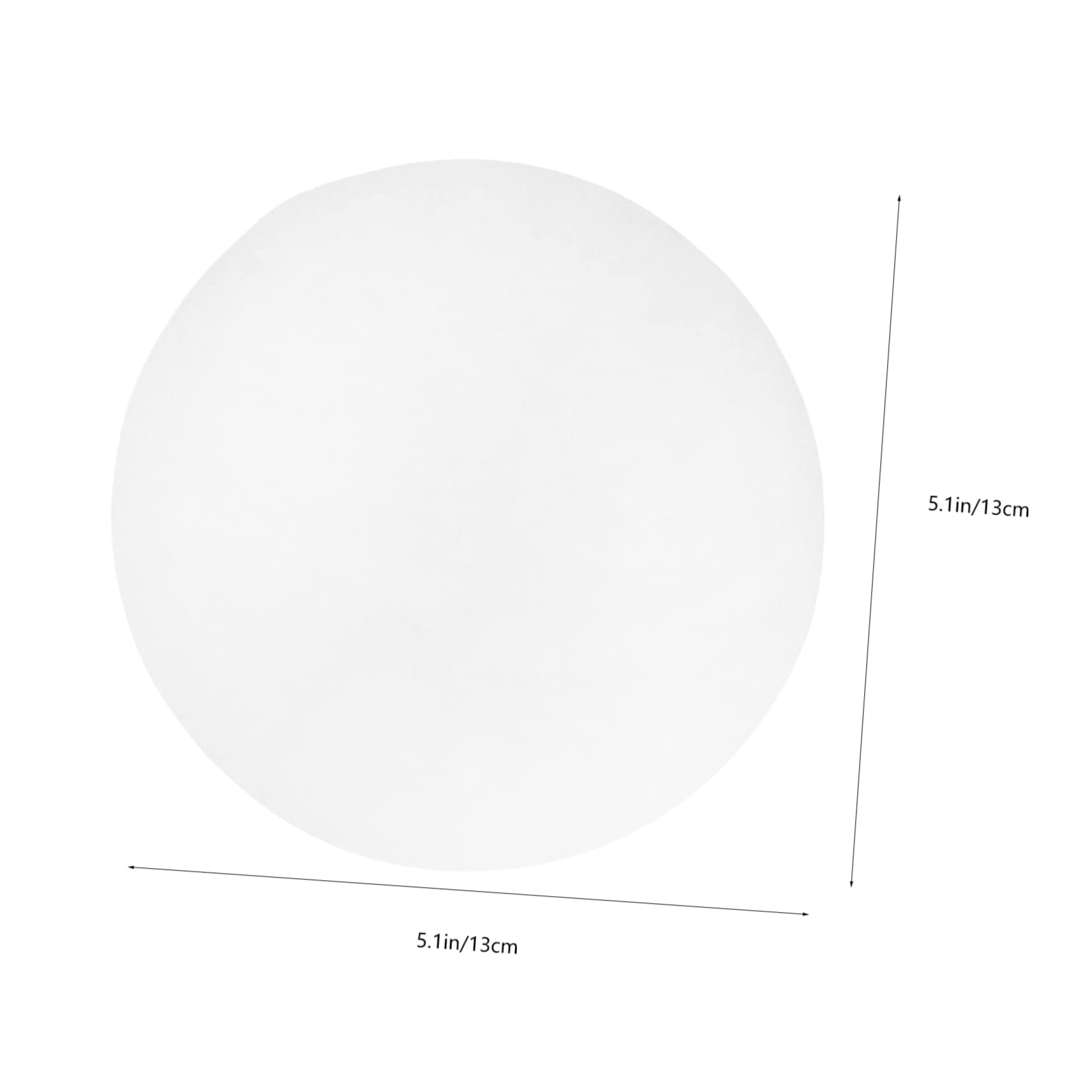 HOUDERCO Cup Paper 500 Sheets White Paper Cups Sealing Films for Milk Tea Juice