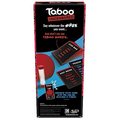 Hasbro Gaming F9810 Taboo Uncensored Board Game thumb #1