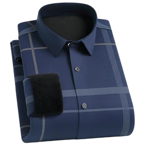 Chemise d'hiver homme polaire extensible vêtement chaud à manches longues
