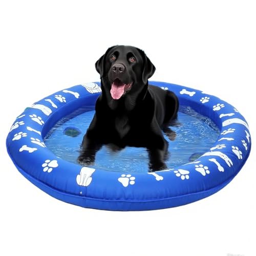 Flotteur pour chien de toutes tailles avec radeau résistant anti-crevaison