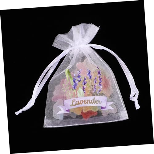 Levemolo 20 bolsas perfumadas de saco de malla con cordón miniatura 4