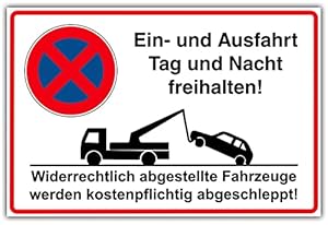 Geschenke-Fabrik.De Einfahrtsschild 300x200 mm Alu