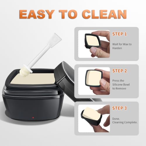 Image of Nose Wax Kit, Nose & Ear Hair Removal, Mini Wax Pot with 30 Nose Wax Sticks