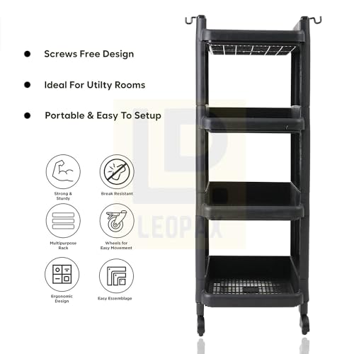 Image of LEOPAX 4 Tier Multi-Purpose Storage Rack