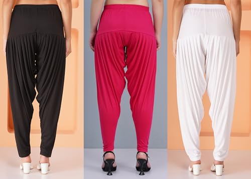 Image of Buy That Trendz Patiala Salwar for Women Relaxed Fit Viscose Patiyala Salwar Harem Bottom Pants