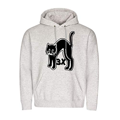 Sweats à capuche Copytec lot de 3 en noir et gris à motif chat et logo U48