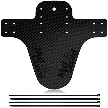 BYBYCD Front/Rear Tire Wheel Fender Carbon Fiber Mountain Bike Bicycle Road Cycling Bike Fixed Gear Mudguard