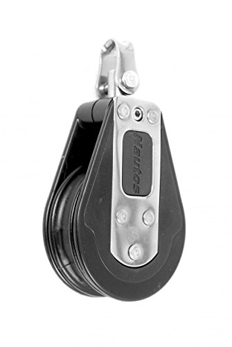 Nautos #92210-Classic line 57 MM -Single Swivel - 57 mm sheave-Long Lasting Characteristics.Sailboat Block