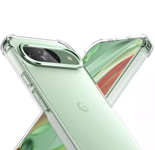 Back Cover for Google Pixel 9 Pro XL Transparent Mobile Back Case Shock Proof Design Camera Edges Protection Crystal Clear Phone Case Silicon Soft TPU and Flexible (Google Pixel 9 Pro XL)