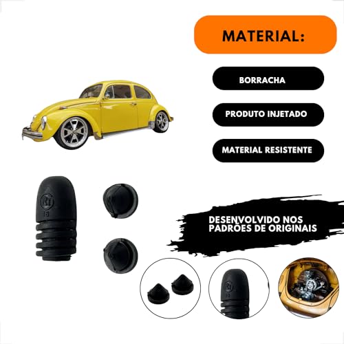 Kit Batente Borracha Tampa Traseira/motor Fusca 1970a96
