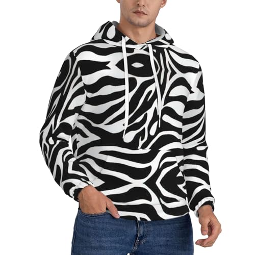 Sweat à capuche zèbre homme idéal pour vos sorties d'automne