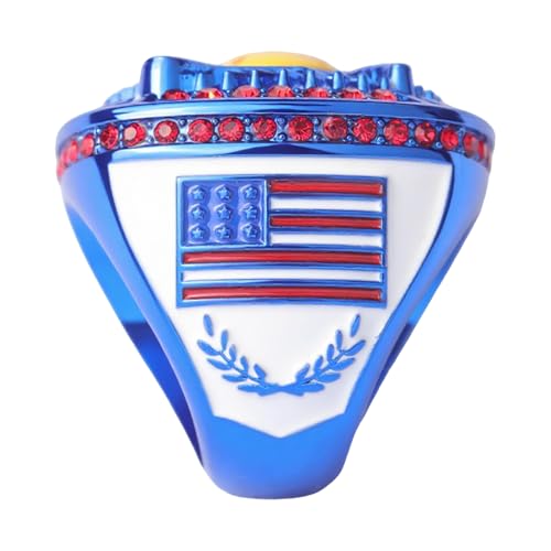 Image of 12 pcs Pack Metallic Colors Softball Tournament championhsip Trophy Ring Softball Teams Players Awards Size 9