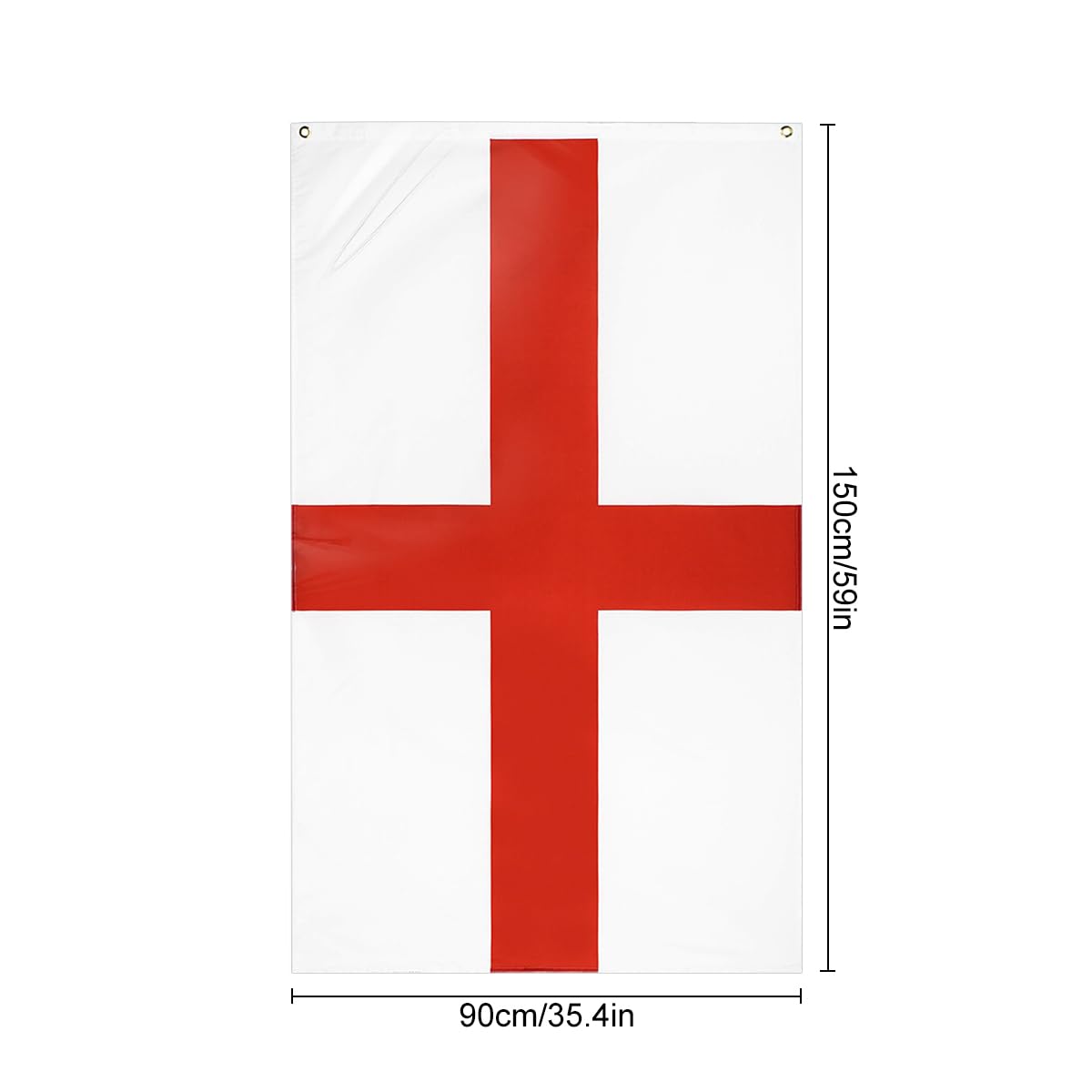 5ft X 3ft St George's Flag - English Flag With St George Cross