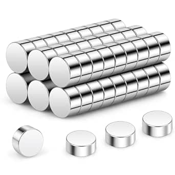 100 stuks 8 mm x 2 mm mini-magneten, ronde neodymium, kleine
