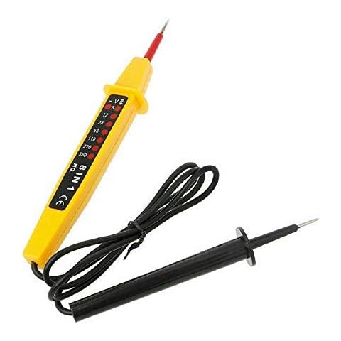 Electric Circuit Tester, 8 in 1 Voltage Tester Probe Pen Continuity Detector Pen Meters Tester, 6V~380V Cover