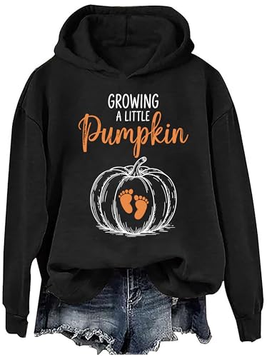 Growing a Little Pumpkin Sweatshirt & Hoodie Growing a Little Pumpkin T Shirt Maternity Halloween Shirts Unisex3