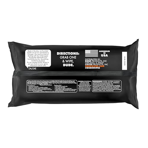 DUDE Wipes Dumpkin Spice Adult Flushable Wipes, Pumpkin Scented, 144 Count - image 7