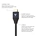 Tidal Force 1M (3.3’) Certified Premium High Speed HDMI Cable with Ethernet, Professional Grade, HDMI 2.0b, 4K@50/60 (2160p), UHD, eARC, 3D, 18Gbps, 28AWG, YUV 4:4:4.
