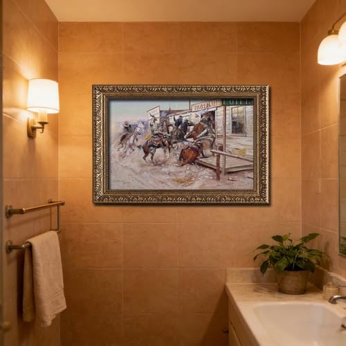 Impression sur toile Charles Marion Russell tableau decoration murale salon