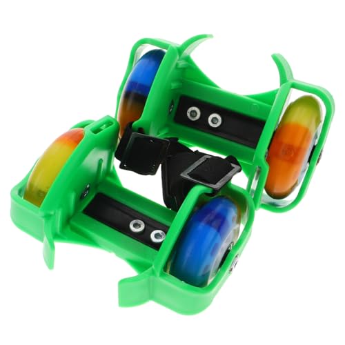 OSOLADY 1pair Roller Skates for Boy Girl Adjustable Beginner Skating Shoes Breathable Flexible Design for Use Fun Colorful Led Wheels Boys Girls