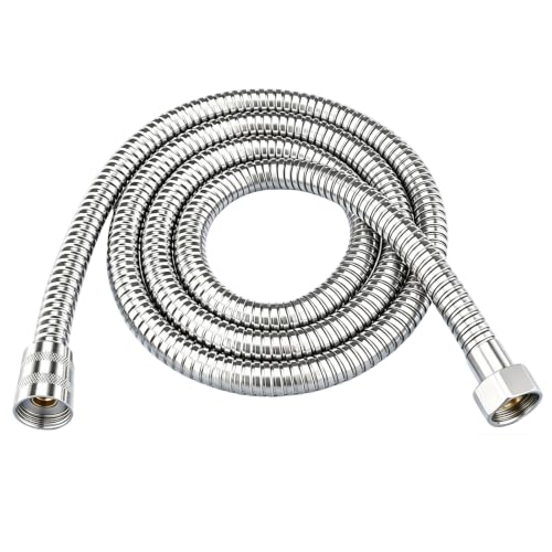 Image of Shower Hose 2m Stainless Steel Replacement Shower Hose Anti-Kink, Silver
