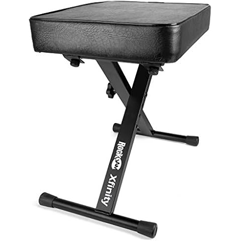 RockJam RJKBB100 Adjustable Padded Keyboard Bench Cover
