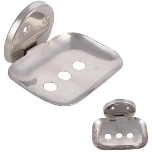 SHRUTI (Saloni) Heavy Duty Premium Single Rectangle Soap Dish/Soap Case/Soap Holder/Soap Tray/Soap Rack for Multi Bathroom Accessories(4.5 cm x 3.5 cm x 3 cm, Metallic)-1682 (B01HS6J72U) Amazon Price History, Amazon Price Tracker