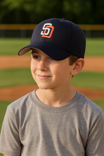 Gorra ajustable azul marino para niños San Diego miniatura 3