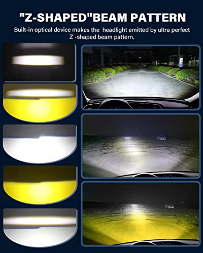 Colight Led Pods Lights -3.5 Inch 100W 30000 Lm Flood Beam Light 5 Modes Amber White Pod Lights Offroad Work Lights For Truck With Wiring Harness Kit For Atv Utv Suv Pickup #TOP1
