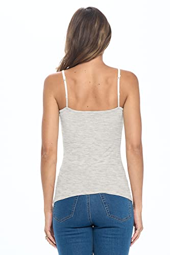 Image of Natural Uniforms Women's Camisole Tank Top-Breathable Cotton Stretch