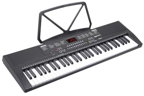 amazon basics Electronic Keyboard Piano with LED Display | Adapter | Key Note Stickers | Mic |Music Sheet Stand (Image - 2)