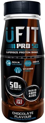 UFIT Protein Shakes, Chocolate, 500ml