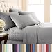 Southshore Fine Linens 6 Piece - 21 Inch Extra Deep Pocket Sheet Set - Steel Gray - California King