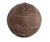 Balón de fútbol de piel auténtica.