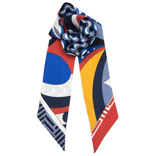 Elizabetta 100% Silk Skinny Bandeau Scarves - Handmade in Italy