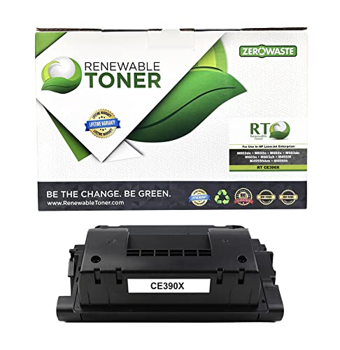 Renewable Toner Compatible Toner Cartridge High Yield Replacement for HP 90X CE390X Laser Printers M602 M603 M4555 Renewable Toner Compatible Toner Cartridge High Yield Replacement for HP 90X CE390X Laser Printers M602 M603 M4555