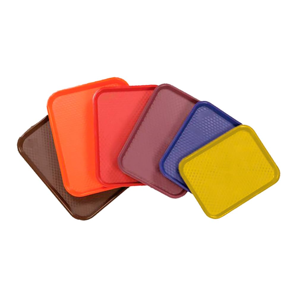 Vassoio Fast Food 27,5X35,5 Cm Rosso Pp - 24 Unità