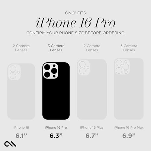 Image of Case-Mate iPhone 16 Pro Case - Silver Waterfall