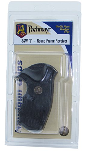 Pachmayr 03249 Gripper Grips, S&W J Frame Round Butt,Black thumb #2