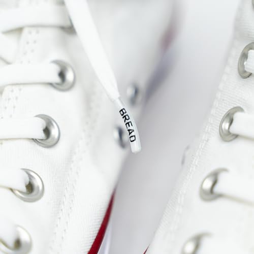 Image of Bread Elastic Xtra Stretch No-Tie Shoelaces - Durable Slip-On Laces for Sneakers & Boots, Kids & Adults, Travel-Friendly
