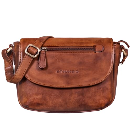Sac à main femme en cuir véritable vintage Brandy, l'élégance intemporelle pour vos soirées - 3